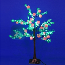 Дерево светодиодное Персик 95см 240 светодиодов белый свет Провод черный ULD-T6095-240/SBA белый IP20 PEACH