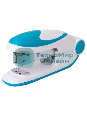 Степлер Deli E0319 Essential 24/6 26/6 (25 листов), ассорти, 100 скоб, коробка