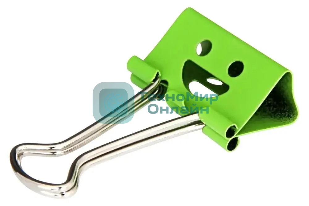 Зажимы Deli 8486 smile 25мм ассорти (упаковка: 48шт) пластиковая туба