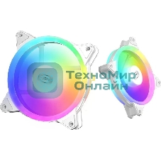 Вентилятор для корпуса PCCooler F3 T120 ARGb белый, 120 мм, 1800 об/мин, 21.6 дБ, 4 pin