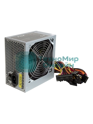 Блок питания Foxline FL650S-80 650W 80 PLUS ATX PSU, APFC, 120FAN, 24 pin, 4 + 4 Pin (12V), 5*SATA, 2*4 pin molex, 1*FDD, 2*PCI-e(6 + 2 pin)