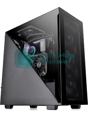 Компьютерный корпус Thermaltake Divider 300 TG черный без БП ATX 2x120мм 2xUSB 3.0 1xUSB3.1 audio front door bott PSU