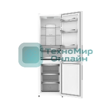 Холодильник Kuppersberg RFCN 2013 WG белое стекло двухкамерный 240/95л морозилка снизу, No Frost