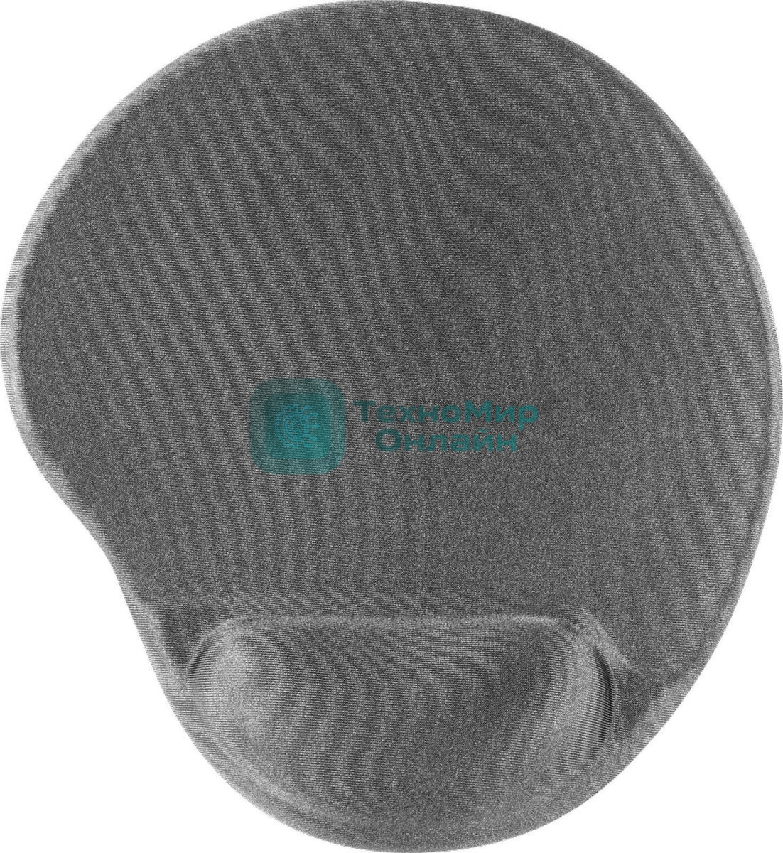 Коврик для мыши Defender гелевый Easy Work (серая лайкра) нескользящ.основа,260х225х5мм