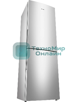 Холодильник Atlant XM-4621-181 серебристый двухкамерный 205/119л морозилка снизу