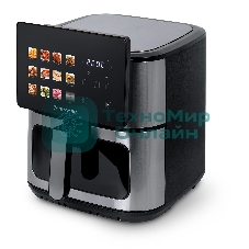 Аэрогриль BRAYER BR2059 черный/серебристый, 2000 Вт, 8 л, сенсор, 12 программ