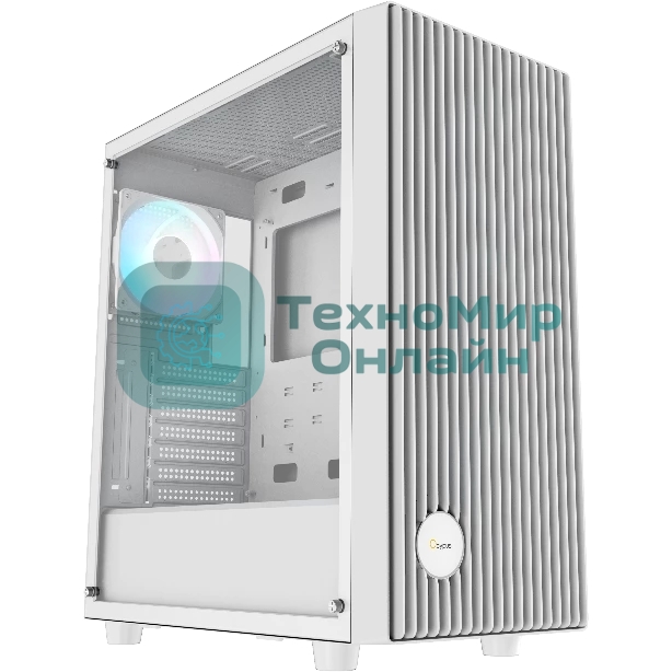 Компьютерный корпус Ocypus Gaммa C70 WH ARGB ATX/win/белый/4 ARGB fans/no PSU/Tempered Glass