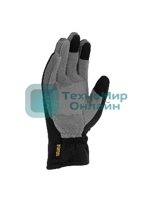 Перчатки универсальные Denzel 68086 искусственный мех, работа с сенсорным экраном, размер 8