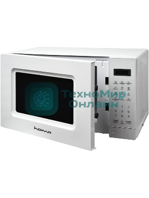 Микроволновая печь HOME HDM207BW белый, 20 л, 700 Вт, переключатели - сенсор