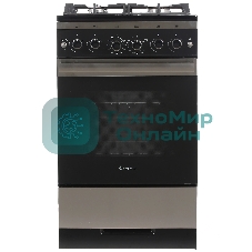 Плита газовая Gefest 5500-02 0069 серебристый/черный, конфорок 4 шт, духовка 52 л, 50 см x 85 см x 58.5 см