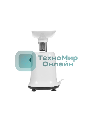 Мясорубка электрическая Sakura SA-6420SW белый, 1500 Вт, 1.4 кг/мин, реверс, защита от перегрузки, насадки - 4