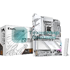 Материнская плата Gigabyte X870 AORUS ELITE X3D ICE, AM5, AMD X870, 4xDDR5, 2xSATA, 4xM.2, 1xPCIe 5.0 x16, 1xPCIe 4.0 x16, 1xHDMI, 1x5Gb LAN, Wi-Fi 7, Bluetooth 5.4, 2xUSB-C 40Gbps (USB4), 1xUSB-C 10Gbps, 2xUSB-A 10Gbps, 4xUSB-A 5Gbps, 1xUSB-A 2.0, 3x3.5 мм + S/PDIF оптический, 7.1, ATX