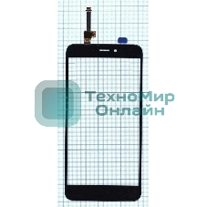 Сенсорное стекло (тачскрин) для Xiaomi Redmi 4X, черное