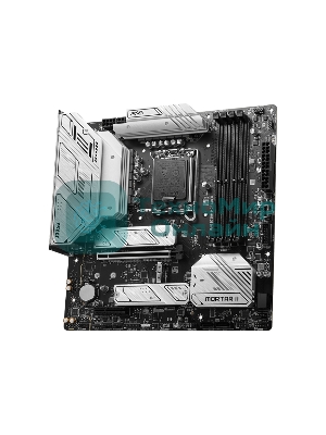Материнская плата MSI MAG B760M MORTAR II, LGA 1700, Intel B760, 4xDDR5, 4xSATA, 3xM.2, 1xPCIe 5.0 x16, 1xPCIe 4.0 x4, 1xHDMI, 1xDP, 1xUSB Type-C, 1x2.5Gb LAN, 3xUSB-A 2.0, 3xUSB-A 3.2 Gen 2, 5x3.5 мм, 7.1, mATX