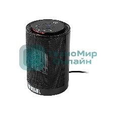 Тепловентилятор керамический Denzel DTFC-1200, черный, 600/1200 Вт, 12 м2, 3 режима, термостат