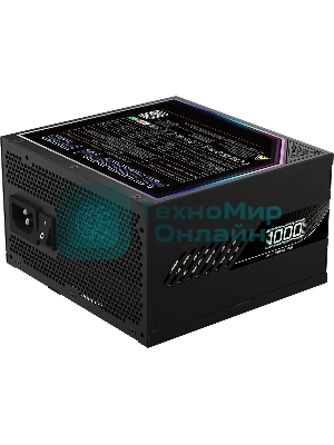 Блок питания Gigabyte ATX 1000W GP-AE1000PM PG5 Gen.5 80 PLUS platinum (20+4pin) APFC 120мм fan 16xSATA Cab Manag RTL