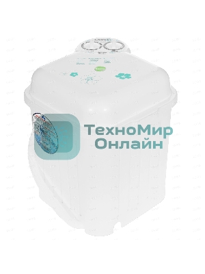 Стиральная машина Славда WS-35E белый, загрузка вертикальная 3,5 кг, 0 об/мин, класс А+