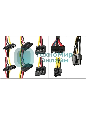 Блок питания KingPrice ATX 600W KPPSU600 (20+4pin) 120мм fan 4xSATA