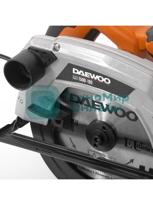 Пила циркулярная DAEWOO DAS 1500-190 1500Вт 4800об/мин
