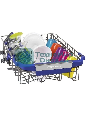 Встраиваемая посудомоечная машина Maunfeld MLP-08IMR, белый/черный, 44.5 см, 10 компл., 47 дБ, класс A++