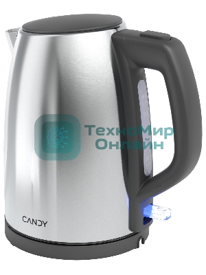 Чайник электрический Candy CK-203 1.7л. 2200Вт графит корпус: нерж.сталь
