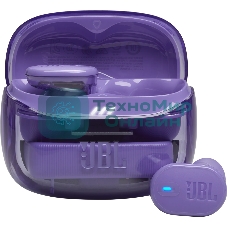 Наушники TWS JBL Tune Buds 2 Ghost фиолетовый, внутриканальные, Bluetooth, адаптивное шумоподавление