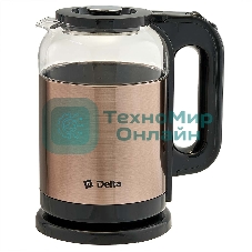 Чайник электрический DELTA DL-1115 золотой