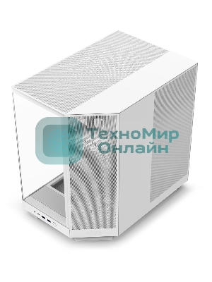 Компьютерный корпус без блока питания Case NZXT H6 Flow, Midi-Tower, TG, 3x120мм, 2xUSB-A 3.2 + 1xUSB-C 3.2, ATX, mATX, mITX белый