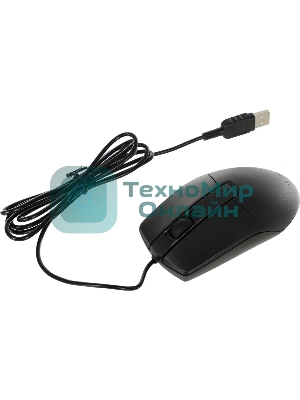 Комплект клавиатура+мышь A4Tech KK-3330 проводной, USB, 1200 DPI, чёрный