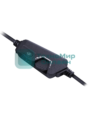 Гарнитура Defender Debor чёрный, проводная, USB, подсветка