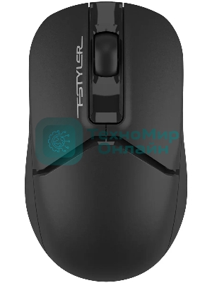 Мышь беспроводная A4Tech Fstyler FB12S черный, 1200 dpi, радиоканал, Bluetooth, USB, кнопки - 3