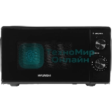Микроволновая печь Hyundai HYM-M2045 черный, 20 л, 700 Вт, переключатели - поворотный механизм