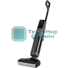 Пылесос вертикальный моющий Hyundai HYV-S01AQUA серый/черный, питание от аккумулятора, 75 Вт, уборка влажная/сбор жидкости/сухая, пылесборник 0.58 л