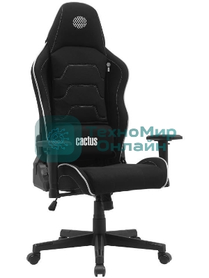 Кресло Cactus CS-CHR-MC04-BBK черный, экокожа