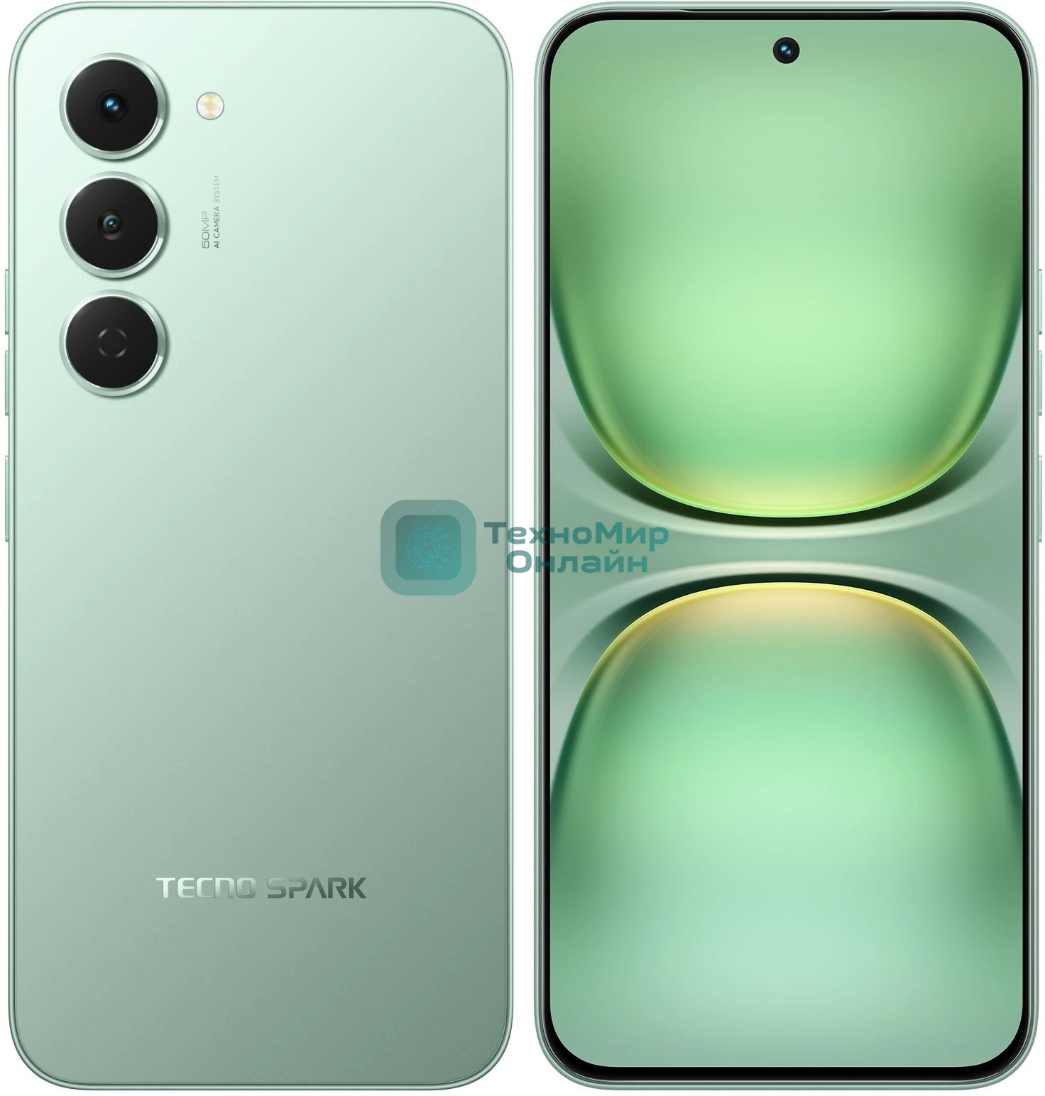 Смартфон Tecno Spark 40 Pro 8/256Gb, зеленый