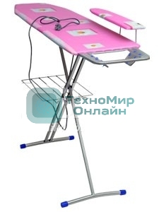 Доска гладильная НИКА 3+, фанера, европодставка под утюг (полимер) с термосиликоном, 122/34,5