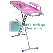 Доска гладильная НИКА 3+, фанера, европодставка под утюг (полимер) с термосиликоном, 122/34,5