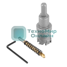 Коронка по металлу Denzel твердосплавная, 26 мм