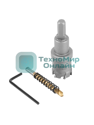 Коронка по металлу Denzel твердосплавная, 26 мм