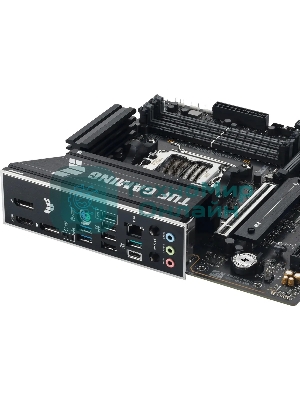 Материнская плата ASUS TUF GAMING B850M-E WIFI, AM5, AMD B850, 4xDDR5, 4xSATA, 3xM.2, 1xPCIe 5.0 x16, 1xPCIe 3.0 x1, 1xHDMI, 2xDP, 1x2.5Gb LAN, Wi-Fi 6E, Bluetooth 5.3, 1xUSB-C 10Gbps, 1xUSB-A 10Gbps, 2xUSB-A 5Gbps, 4xUSB-A 2.0, 3x3.5 мм, 7.1, mATX