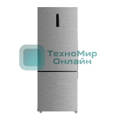 Холодильник Kraft KF-NF720XD нержавеющая сталь двухкамерный 324/108л морозилка сбоку, No Frost
