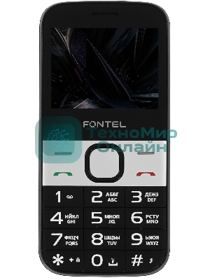 Мобильный телефон FONTEL SP230 черный
