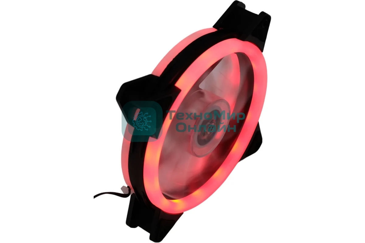 Вентилятор для корпуса Gembird черный, 120 мм, 1200 об/мин, 20.5 дБ, 3 pin