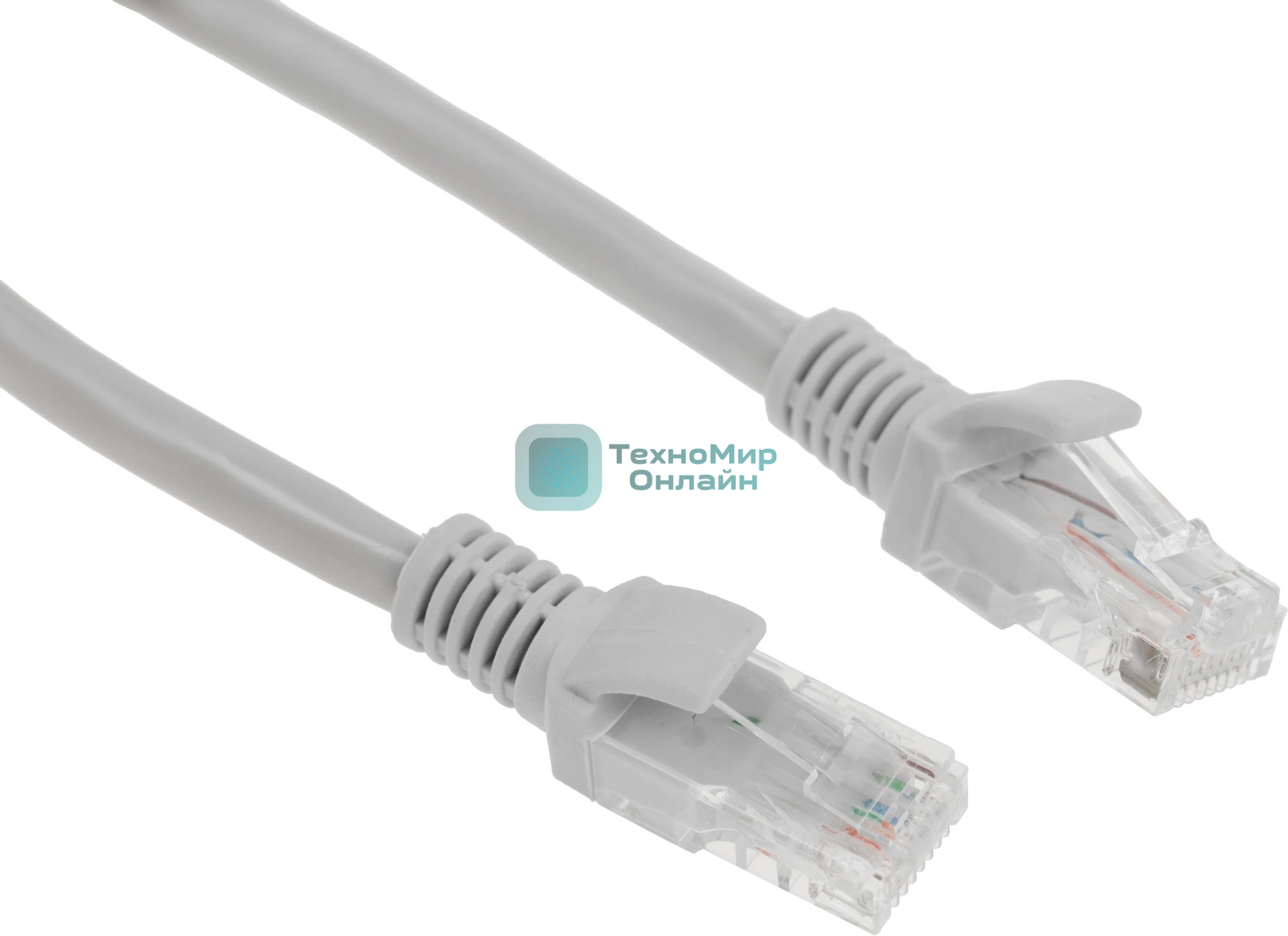 Патч-корд Premier PP6U-0.25M 10000Гбит/с UTP 4 пары cat.6 CCA molded 0.25м серый RJ-45 (m)-RJ-45 (m)