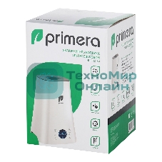 Увлажнитель воздуха Primera HUP-H3150 белый, 35 м², 5 л, ультразвуковой, производительность 300 мл/ч, гигростат, таймер, цифровой дисплей, 3 скорости, электронное управление