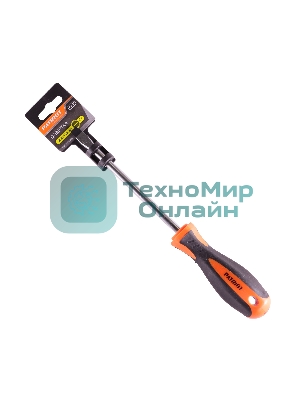Отвертка Patriot SL8x150, CR-V,магнитная, 2-х компонентная рукоятка