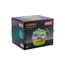 Чайник заварочный Mallony Decotto-1100 с пластик ручкой, фильтр из нерж ст, 1,1 л
