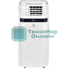 Кондиционер мобильный Electrolux EACM-22 JK/N3 22000 BTU, 70 м², 55 дБ, охлаждение, обогрев, осушение, белый