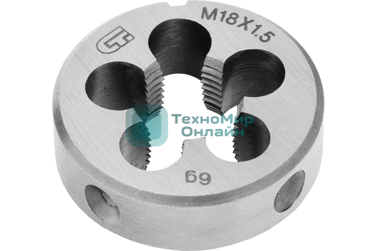 Плашка Сибртех М18x1,5 мм