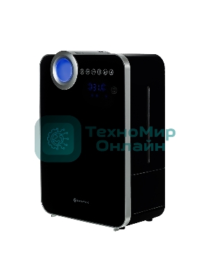 Увлажнитель воздуха Dantex D-H50UCF черный/серебристый, 130 Вт, 5 л, ультразвуковой, ионизация